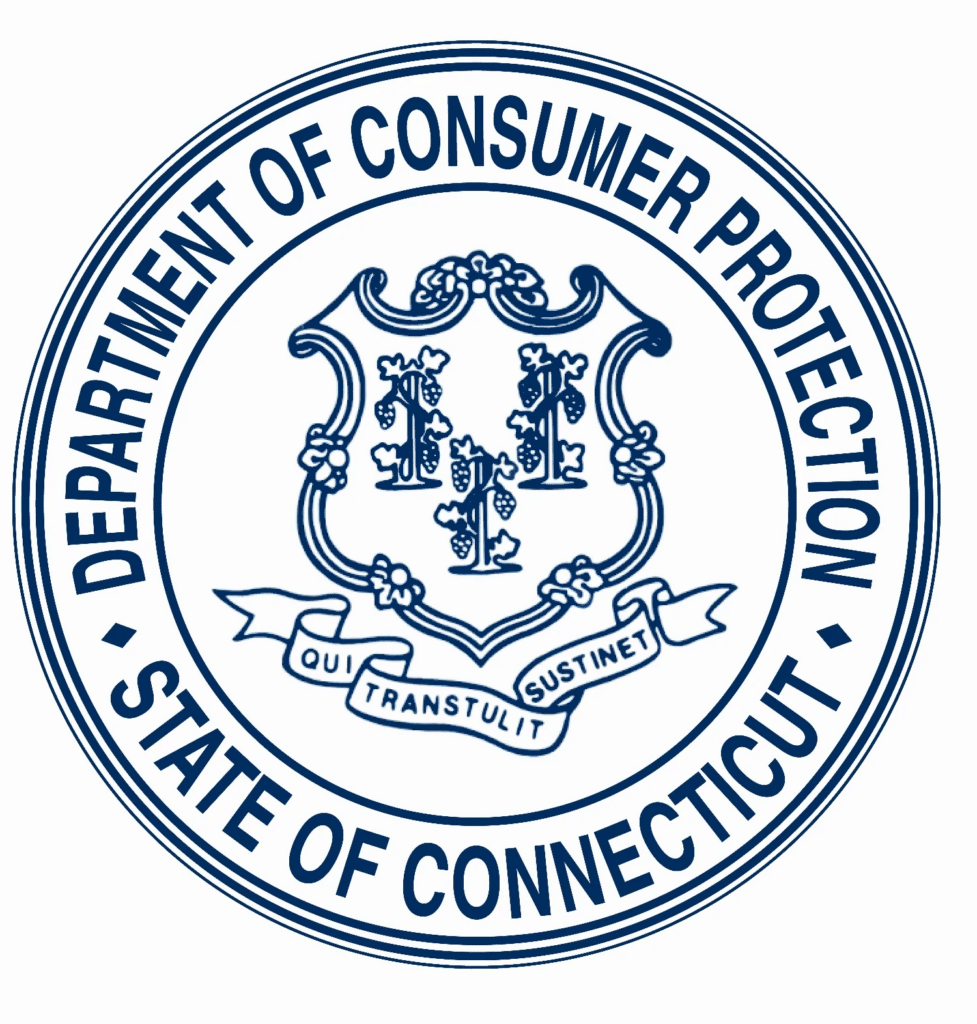Seal of the Department of Consumer Protection, State of Connecticut